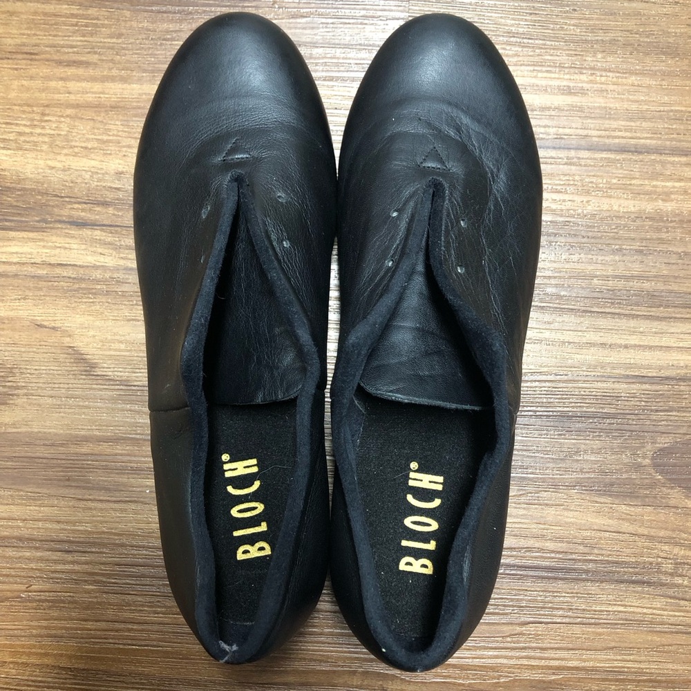 Bloch Black Leather Tap Shoes Size 11M